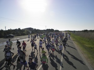 At the start go the race. Photo by Connie Leinbach.