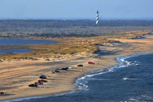 The Cape Hatteras Beach.