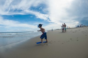 Outer Banks beach. Milpost Magazine.