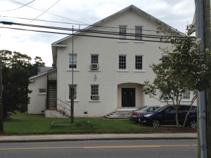 Alternative School before demolition. The school was built in the 1930s by the WPA as a school gym.