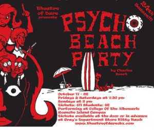 Pscho Beach Party poster