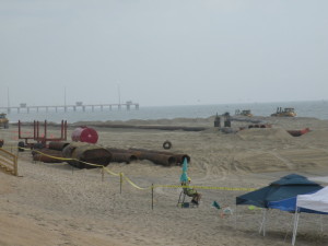 The Nags Head beach nourishment project