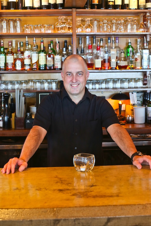 Dennis Day, bartender at Ocean Boulevard. Photo North Beach Sun, Kati Wilkins.