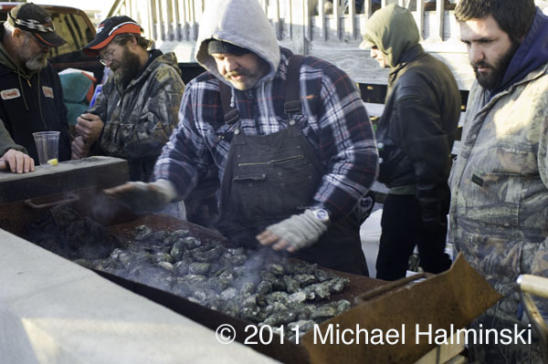 oyster roast photo by Michael Halminski