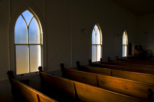 inside the old church