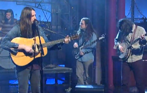 Roadkill Ghost Band performing on David Letterman.