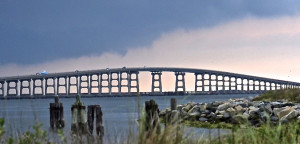 the aging Bonner Bridge