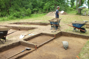 Excavation site in Bertie County searching for clues to the fate of the Lost Colony. Photo, Outer Banks Voice