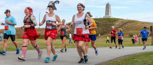 The Flying Pirate Half Marathon. One of many events that contribute to the OBRF. April 16, 17 this year.