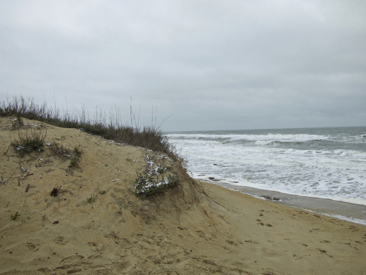 The beach at Kitty Hawk. Photo Kip Tabb