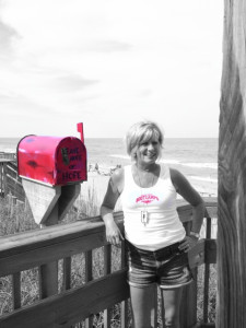 Sue Goodrich and her Little Red Mailbox of Hope.