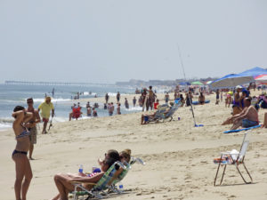 All are welcome on Outer Banks beaches. Kitty Hawk, July 4, 2015.