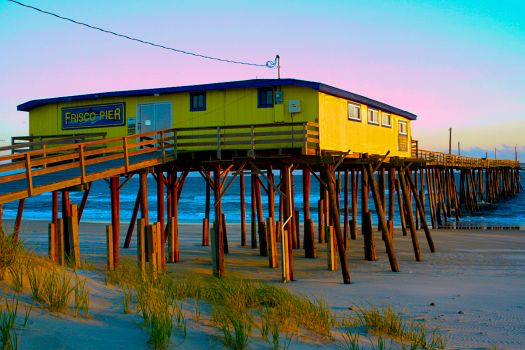Frisco Pier--damaged beyond repair. Photo Daniel Pullen Photography.