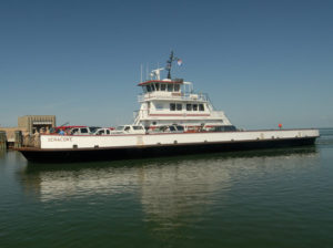 NC Ferry Sytem Ocracoke coming into dock. Photo, NCDOT