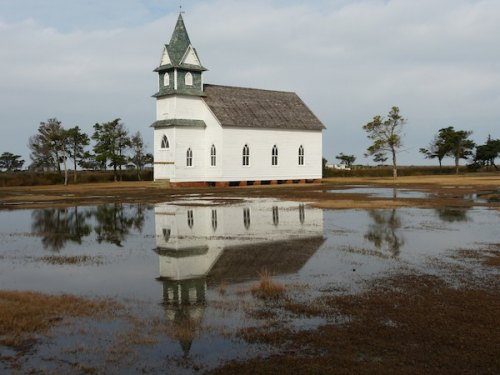 Portsmouth Island church