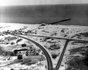 Whalebone Junction, probably just after WWII. Photo, Outer Banks History Center.