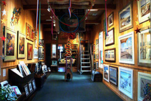 Interior of the Christmas Shop in Manteo.