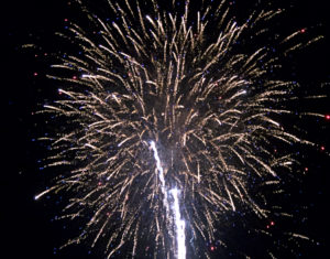 Fireworks at Kill Devil Hills.