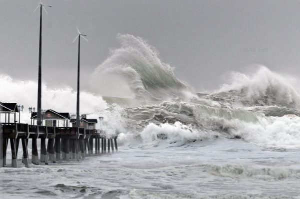 It's not real!. There were not 30' plus waves generated from Hurricane Jose.