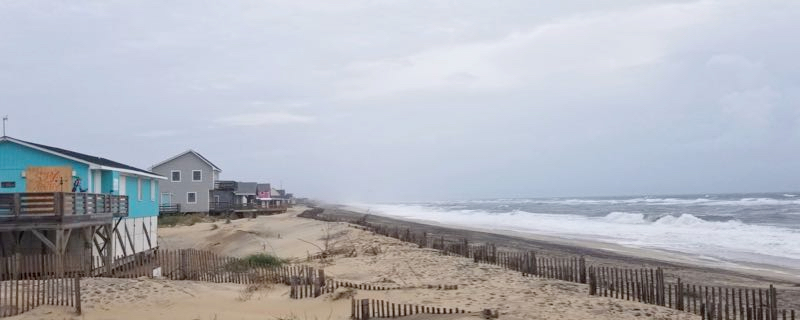 The new dune line in Kitty Hawk seemed to be doing its job. (Terry Cargill Askew)