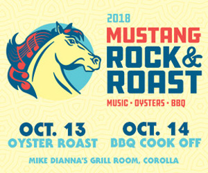 Mustang Rock & Roast poster