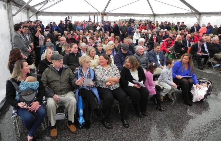 At least three generations of Bansights attended. (Rob Morris)