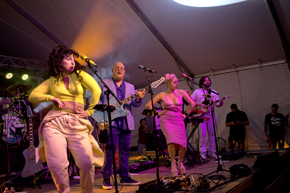 Brooklyn based Turkuaz Band in performance. The highlight of an amazing weekend of music at Mustang Rock & Roast. Photo, Kip Tabb