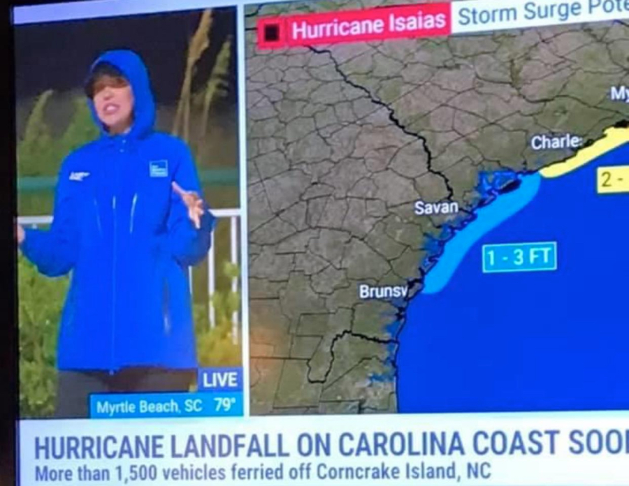 Thank goodness everyone was able to find a ferry to take them off Corncrake Island. Photo Corncrake Island updates