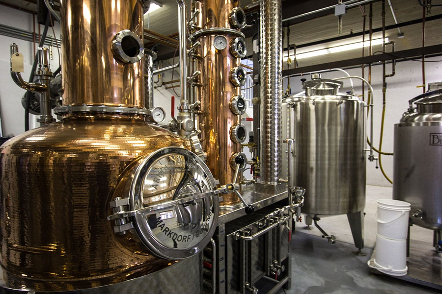 Where the magic happens. Inside the distillery at Outer Banks Distilling.